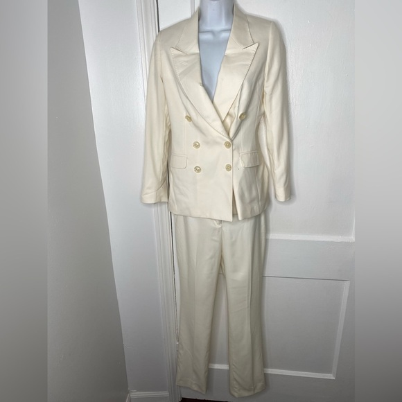 RCI by Tom James Other - RCI by Tom James Womens Custom Tailored Double-Breasted Suit w Shoulder Pads